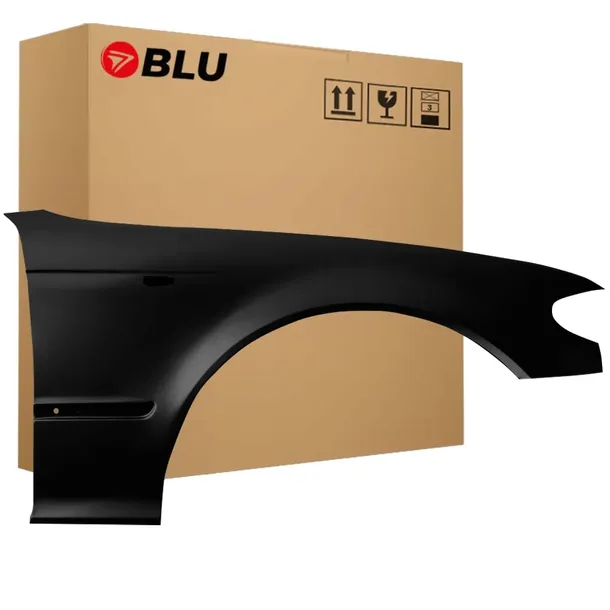 BLU Błotnik BMW 3 E46 668 prawy czarny 01-05 przód sedan kombi FL