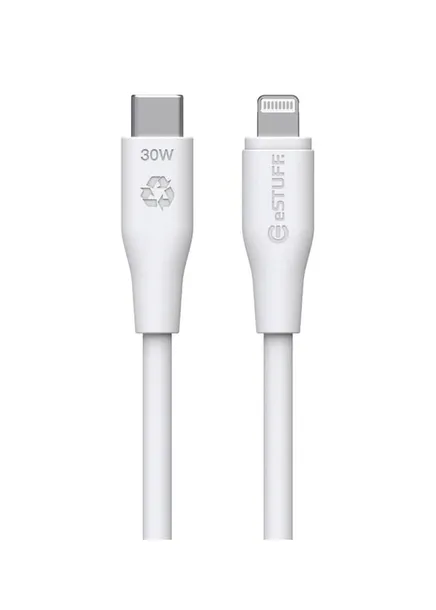 estuff-es602370-kabel-lightning-3-m-bialy