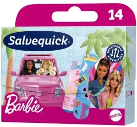 salvequick-plastry-opatrunkowe-dla-dzieci-barbie-14-sztuk
