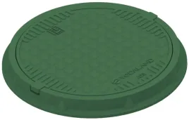 wlaz-pokrywa-pp-600-a15-polimer-zielony-h75-mm