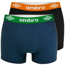 umbro-bokserki-meskie-2-sztuki-bawelna-green-orange-guma-logo-rozmiar-xl