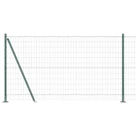 ogrodzenie-z-slupkiem-zielony-12-x-10-m-stal-i-pvc