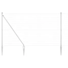 ogrodzenie-z-slupkiem-srebrny-15-x-10-m-stal