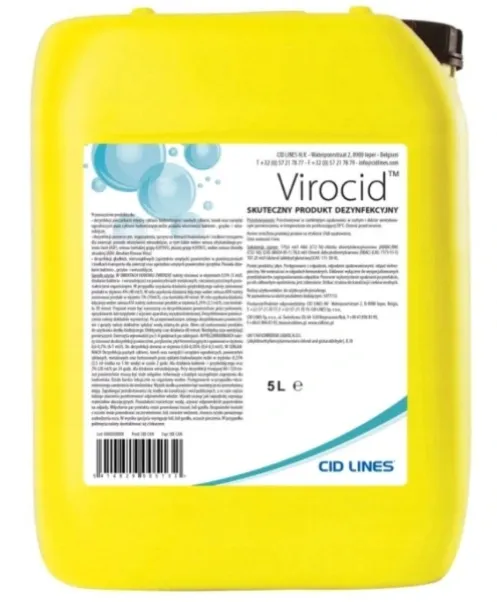 Virocid dezynfekcja wirusy asf ptasia grypa 10L
