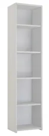 regal-asia-176x40x30cm-bialy-waski-regal-na-ksiazki-biblioteczka-nowoczesny