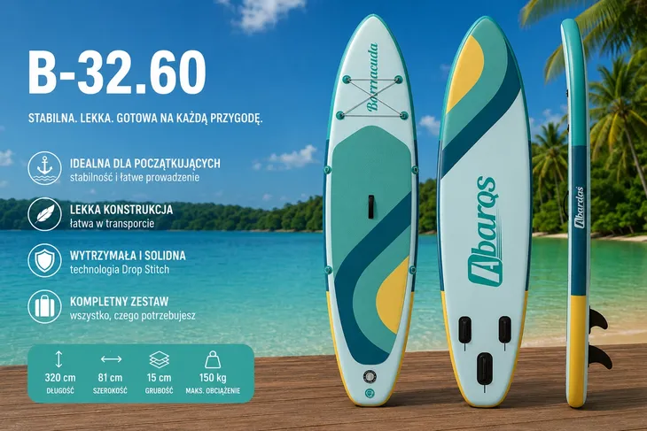 Deska do pływania SUP 320cm Barracuda 32.60