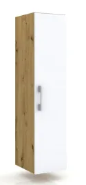 slupek-lazienkowy-wiszacy-luna-1d-30-cm-dab-artisan-bialy-polysk-nowoczesna