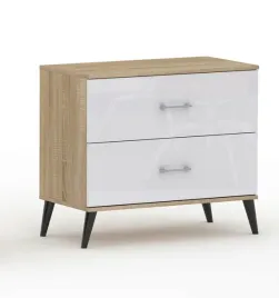 komoda-pola-2n-or2-szufladyor-dab-sonoma-bialy-polyskornowoczesnaor65x60x40cm