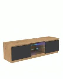 szafka-rtv-dab-lancelot-czarne-fronty-140-cm-orled-polka-szklanaorcichy-domyk
