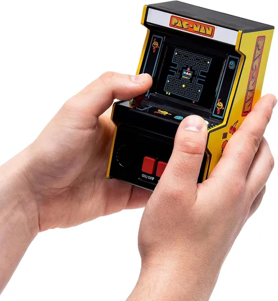 konsola-przenosna-gra-retro-mini-automat-arcade-pac-man-pac-man-basic-fun-stan-nowy-marka-basic-fun