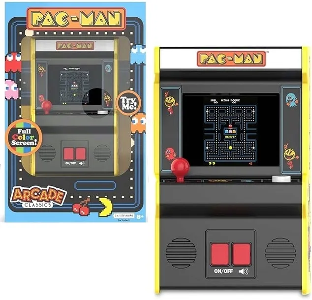 konsola-przenosna-gra-retro-mini-automat-arcade-pac-man-pac-man-basic-fun-stan-nowy-wiek-dziecka-8-lat