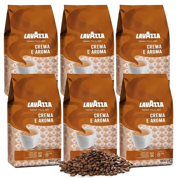 Zestaw kaw ziarnistych Lavazza Crema e Aroma 6kg