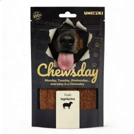 uniszki-chewsday-paski-jagniecina-przysmaki-dla-psa-80g