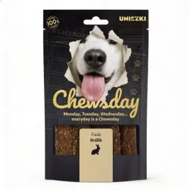 uniszki-chewsday-paski-krolik-przysmaki-dla-psa-80g