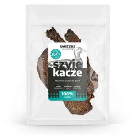 uniszki-naturalne-szyje-kacze-gryzaki-przysmaki-dla-psa-200g