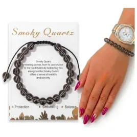 bransoletka-koralikowa-smoky-quartz-kwarc-dymny-regulowana-prezent