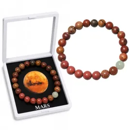 mars-bransoletka-planeta-kosmos-koraliki-pudelko-prezent-kartka
