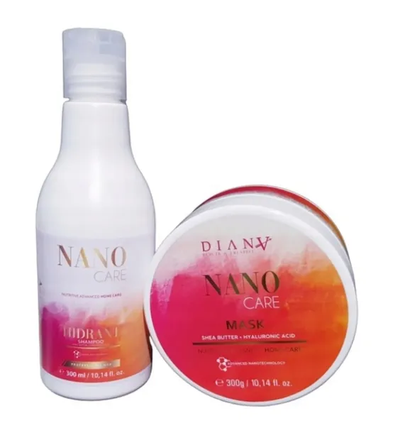 DIANA BEAUTY NANO CARE Zestaw Szampon + Maska po nanoplastii bioplastii