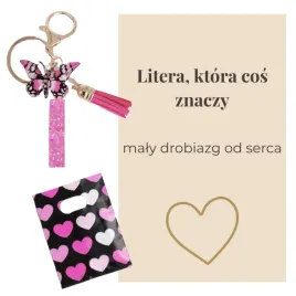 brelok-z-litera-i-motylek-fredzel-kartka-torebka-upominek-prezent