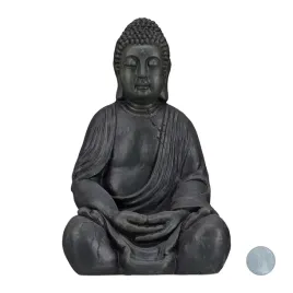 budda-siedzacy-figurka-relaxdays-50-x-30-x-25-antracyt