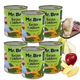 zestaw-mokra-karma-mr-bro-kaczka-z-jablkiem-6x800g