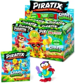 piratix-crazy-jungle-box-24-sztuki-saszetek-z-figurka-i-akcesorium