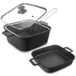 garnek-granitowy-ze-szklana-pokrywka-patelnia-grillowa-koszyczkiem-grande-2