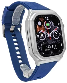 hagen-smartwatch-hc73-srebrno-granatowy-bransoleta