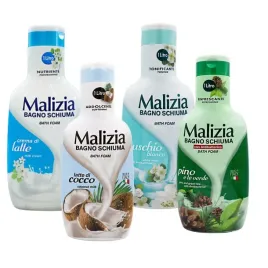 malizia-wloskie-plyny-do-kapieli-latte-sosna-muschio-kokos-4-x-1l