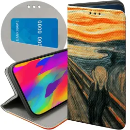 etui-z-klapka-do-xiaomi-redmi-note-13-4g-wzory-edvard-munch-krzyk-malarstwo