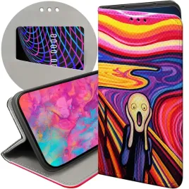 etui-z-klapka-do-xiaomi-redmi-note-13-4g-wzory-krzyk-munch-edvard-scream