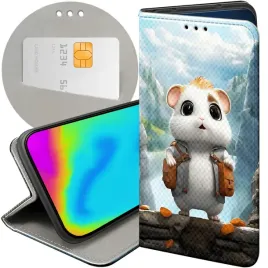 etui-z-klapka-do-xiaomi-redmi-note-13-4g-wzory-chomiki-szynszyle-myszowate