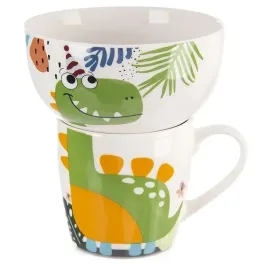 kubek-z-miseczka-dla-dziecka-porcelanowy-dinozaur-2-el