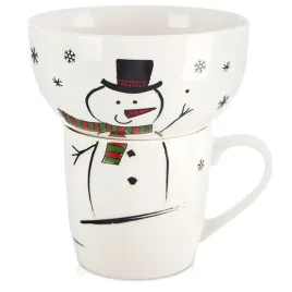kubek-z-miseczka-dla-dziecka-porcelanowy-balwan-2-el