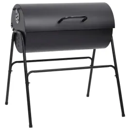 vidaxl-grill-beczkowy-z-2-rusztowaniami-czarny-80x95x90-cm-stal