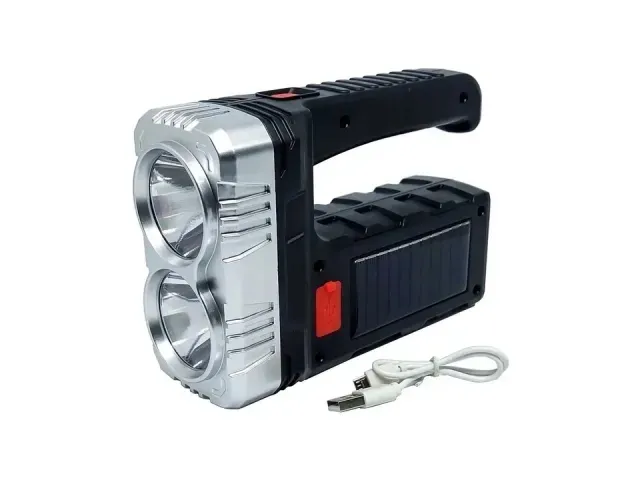 latarka-wielofunkcyjna-z-panelem-solarnym-usb-stan-nowy