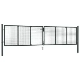 vidaxl-brama-ogrodowa-z-siatki-galwanizowana-stal-400x125-cm-szara