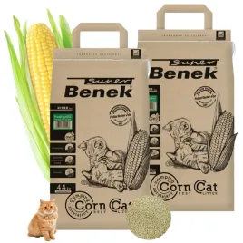 super-benek-corn-cat-ultra-swieza-trawa-zwirek-kukurydziany-zbrylajacy-2x7l