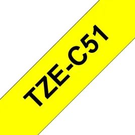 brother-tze-c51-tasmy-do-etykietowania-czarny-na-zoltym-fluorescencyjnym