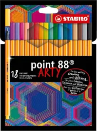 stabilo-point-88-arty-cienkopisy-szkolne-biurowe-04-mm-zestaw-18-szt