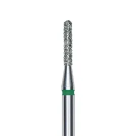 staleks-frez-diamentowy-zaokraglony-walec-zielony-14mm-8mm-fa30g014-8