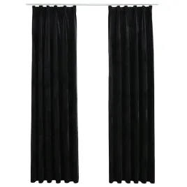 vidaxl-zaslony-z-haczykami-2-szt-aksamitne-czarne-140x245-cm