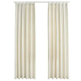vidaxl-zaslony-z-haczykami-2-szt-aksamitne-kremowe-140x425-cm