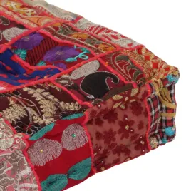 vidaxl-kwadratowy-puf-patchworkowy-bawelna-50x50x12-cm-czerwony