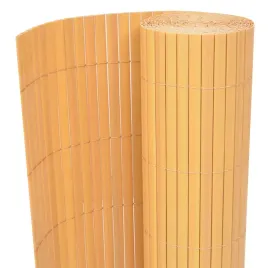 dwustronne-ogrodzenie-ogrodowe-pvc-90x300-cm-zolte