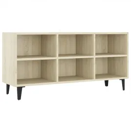 vidaxl-szafka-tv-metalowe-nozki-dab-sonoma-1035x30x50-cm