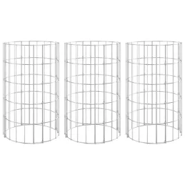 vidaxl-okragle-donice-gabionowe-podniesione-3-szt-stal-o30x50-cm