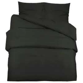 vidaxl-zestaw-poscieli-czarny-240x220-cm-bawelna