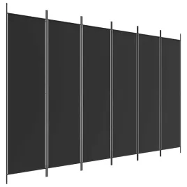 vidaxl-parawan-6-panelowy-czarny-300x200-cm-tkanina