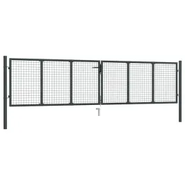 vidaxl-brama-ogrodowa-z-siatki-galwanizowana-stal-400x125-cm-szara